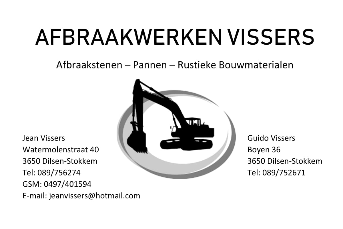 AFBRAAKWERKEN VISSERS-1